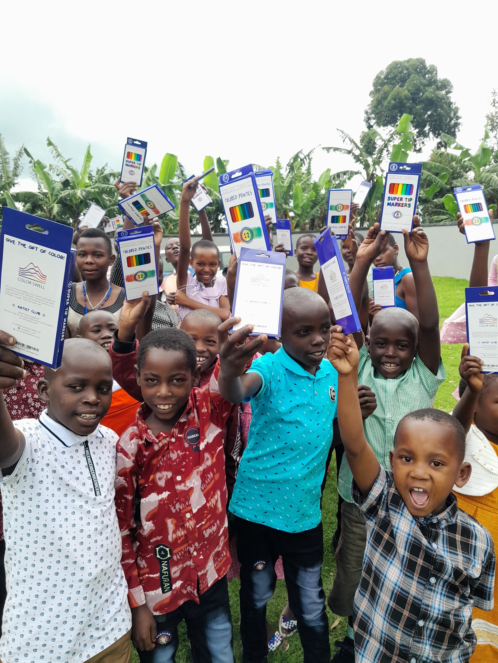 Children and caregivers at the Imbabazi Center